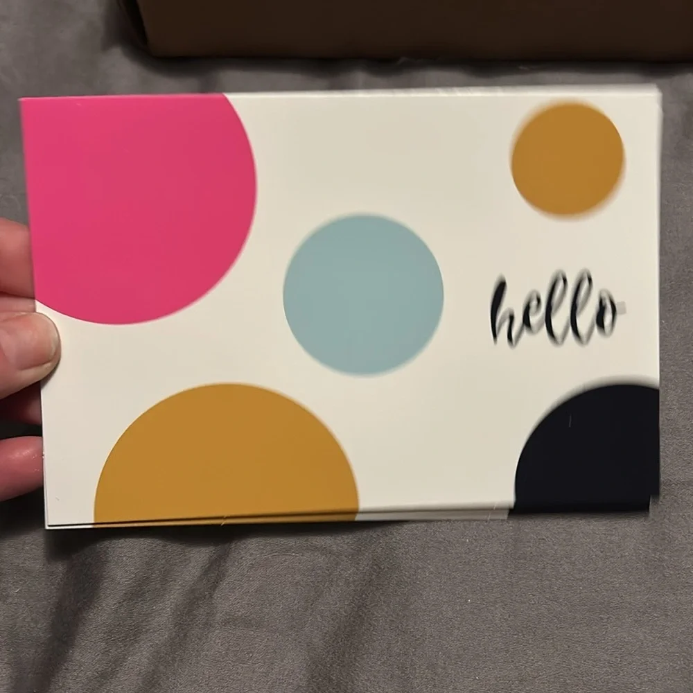 Set of 48 hello cards